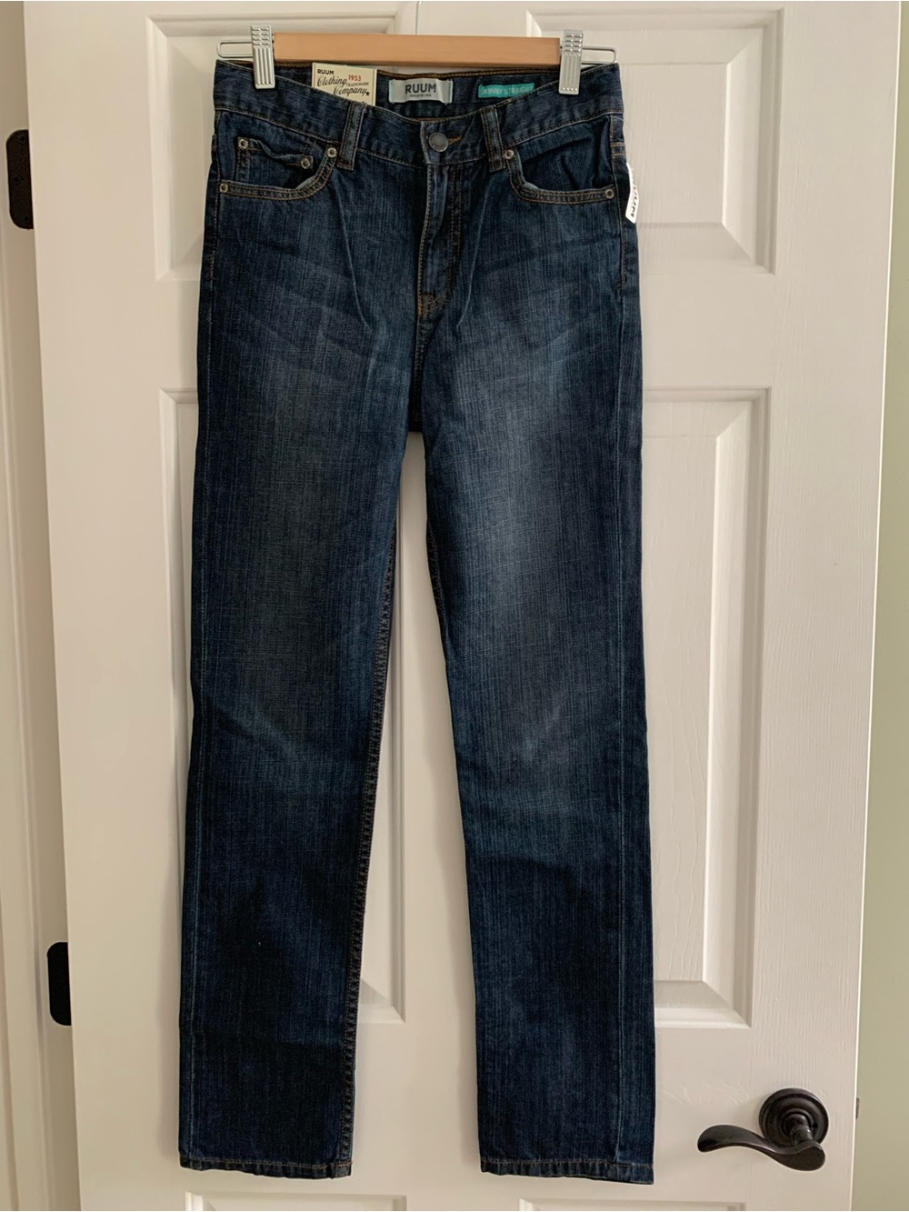 Ruum Dark Indigo Straight-Leg Kids Jeans